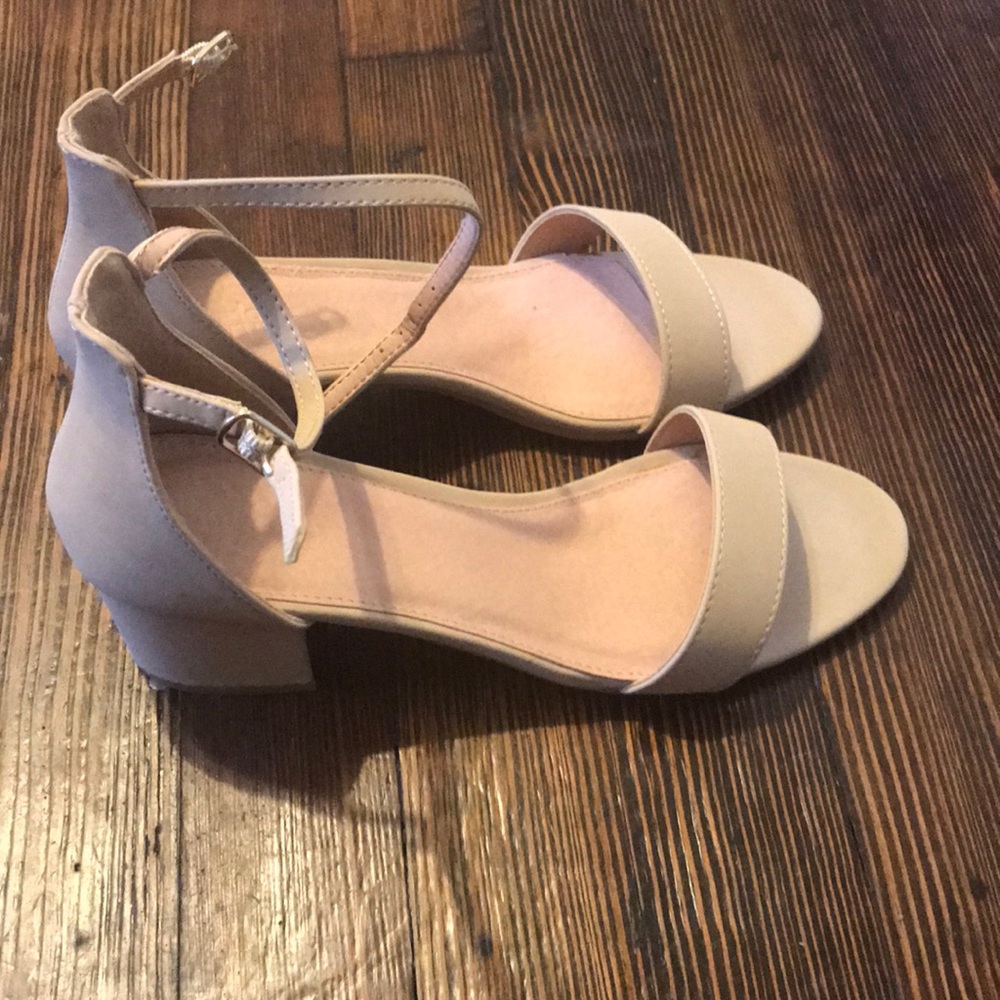 Open Block Heel
